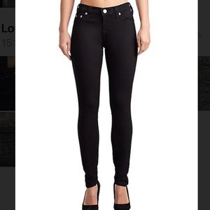 True Religion embellished black skinny jean